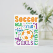 Carte Postale Soccer Bourne (Debout devant)