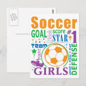 Carte Postale Soccer Bourne (Devant / Derrière)