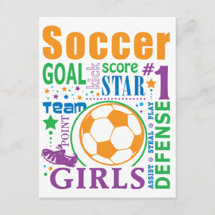 Carte Postale Soccer Bourne