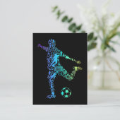 Carte Postale Soccer Elements Scorer Soccer Player (Debout devant)