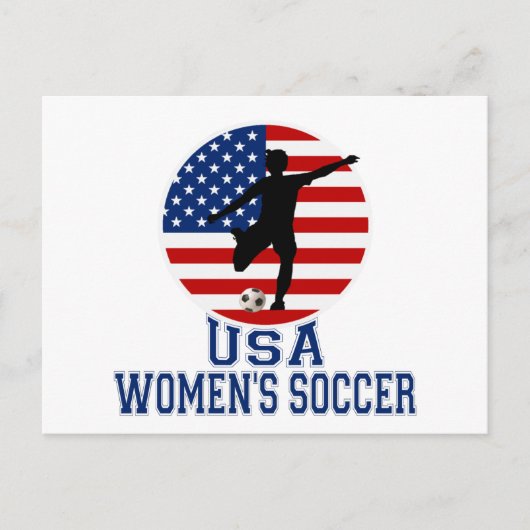 Carte Postale Soccer féminin des États-Unis (Devant)
