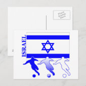 Carte postale Soccer Israël (Devant / Derrière)