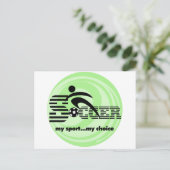 Carte Postale Soccer My Sport T-shirts et cadeaux (Debout devant)
