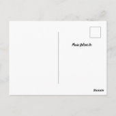 Carte Postale Soccer Red & Black Graduation Faire-part (Dos)