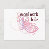 Carte Postale Social Work Babe (Devant)