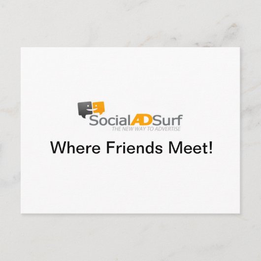 Carte postale Socialadsurf ! (Devant)