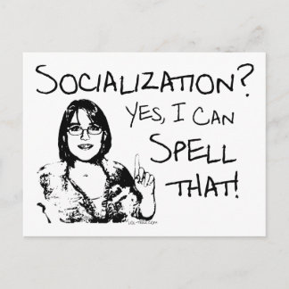 Carte Postale Socialisation de l'orthographe