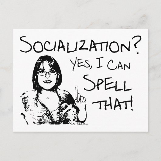 Carte Postale Socialisation de l'orthographe (Devant)