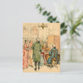 Carte Postale Socialisation du XVIIIe siècle (Debout devant)