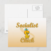 Carte Postale socialiste Chick (Devant / Derrière)