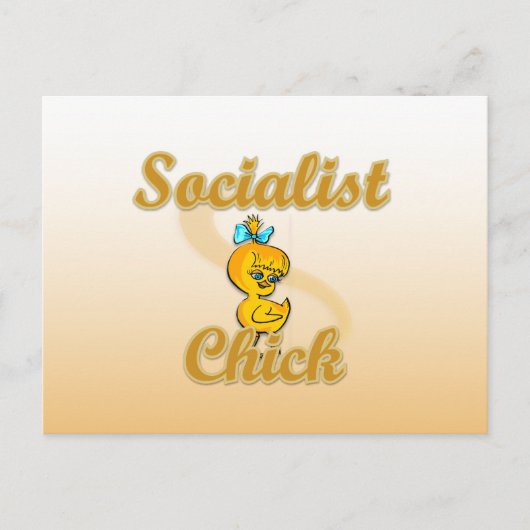 Carte Postale socialiste Chick (Devant)