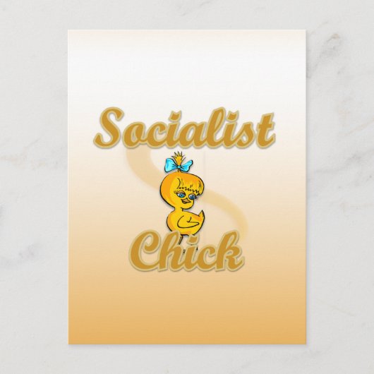Carte Postale socialiste Chick (Devant)