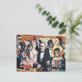 Carte Postale Société de Paris, beaux-arts par Max Beckmann (Debout devant)