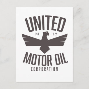 Carte Postale Société de pétrole moteur unie,
