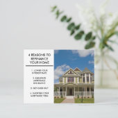 Carte Postale Société d'hypothèques Accueil Refinancement Motifs (Debout devant)