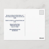 Carte Postale Société immobilière Maison en main Photo Marketing (Dos)