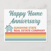 Carte Postale Société Immobilière Rétro Maison Marketing (Devant)