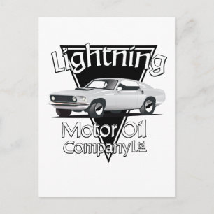 Carte Postale Société Ltd de Motor Oil Lightning