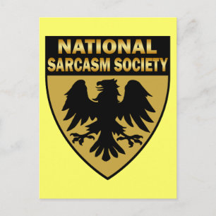 CARTE POSTALE SOCIÉTÉ NATIONALE DE SARCASME
