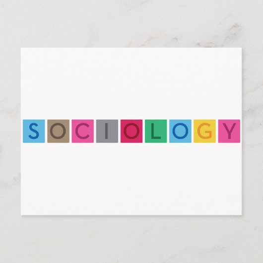 Carte Postale Sociologie (Devant)