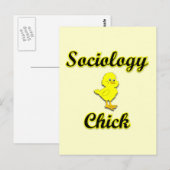 Carte Postale Sociologie Chick (Devant / Derrière)