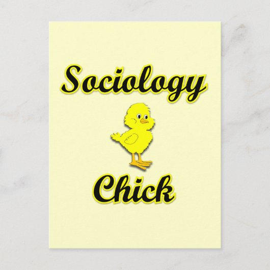 Carte Postale Sociologie Chick (Devant)