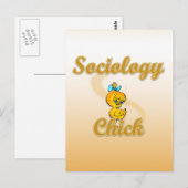 Carte Postale Sociologie Chick (Devant / Derrière)