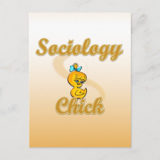 Carte Postale Sociologie Chick (Devant)