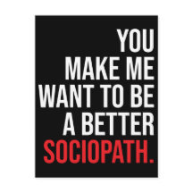 Sociopath, Humour