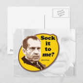 Carte Postale Sock it to me... (Devant / Derrière)