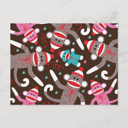 Carte Postale Sock Monkey (Devant)