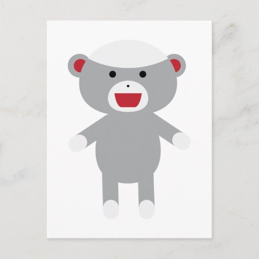 Carte Postale Sock Monkey (Devant)