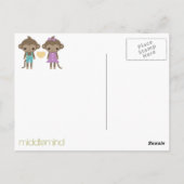 Carte Postale Sock Monkey Love (Dos)