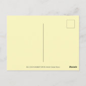 Carte Postale SOCK MONKEY RED BIKINI, AU CARTOON DE PLAGE Drôle (Dos)