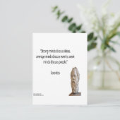 Carte Postale Socrate & Citations de "Grands Esprits" Célèbres (Debout devant)