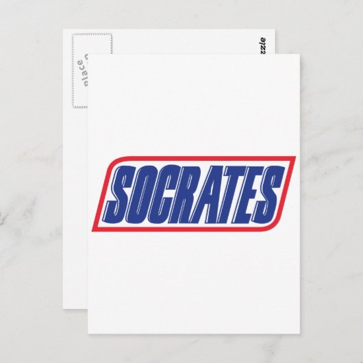 Carte Postale Socrates (Devant / Derrière)
