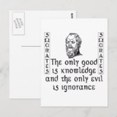 Carte Postale Socrates (Devant / Derrière)