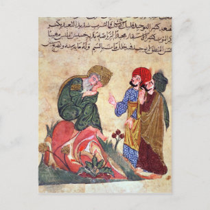 Carte Postale Socrates et ses étudiants