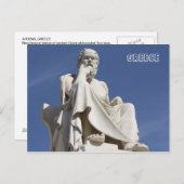 Carte postale Socrates Grèce (Devant / Derrière)