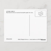 Carte postale Socrates Grèce (Dos)