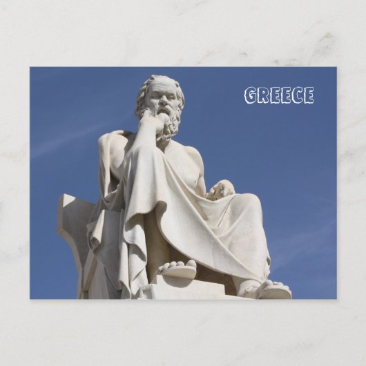 Carte postale Socrates Grèce (Devant)