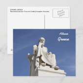 Carte postale Socrates Grèce (Devant / Derrière)