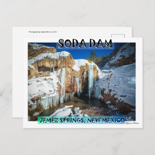 Carte postale Soda Dam (Devant / Derrière)