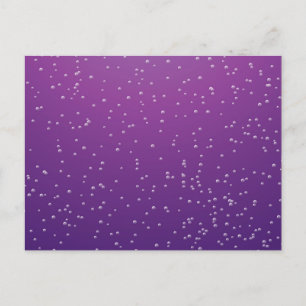 Carte Postale Soda de raisin avec minuscules bulles Art Arrière