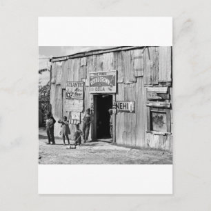 Carte Postale Soda Shack, années 1940