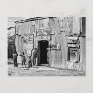 Carte Postale Soda Shack, années 40