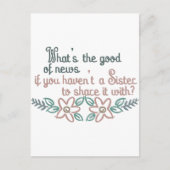 Carte Postale Soeur à partager (Devant)