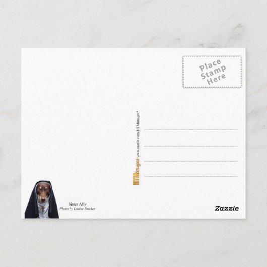 Carte Postale Soeur Ally (Dos)