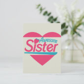 Carte Postale Soeur géniale (Debout devant)