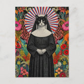 Carte Postale Sœur Kitty la nonne chat (Devant)
